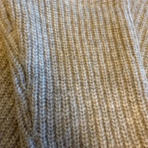 Varley Willard Half Zip Sweater Cream / Gray Size Small - Picture 7 of 7